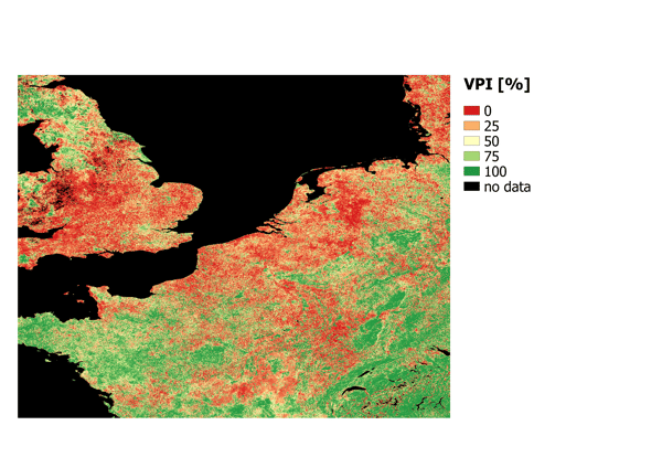 Copernicus Global Land Service - Vegetation Productivity Index (VPI)