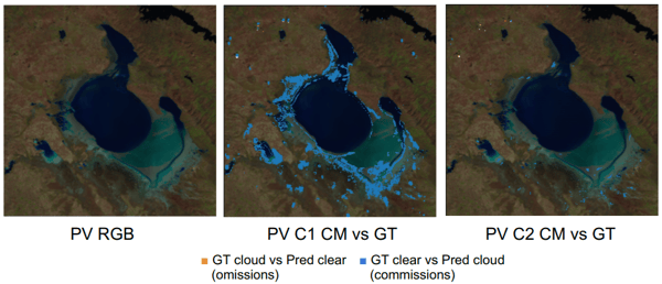 Current Comparison of new cloud mask methodology