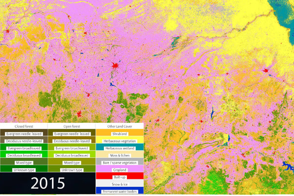 Nigeria 2015 land cover map